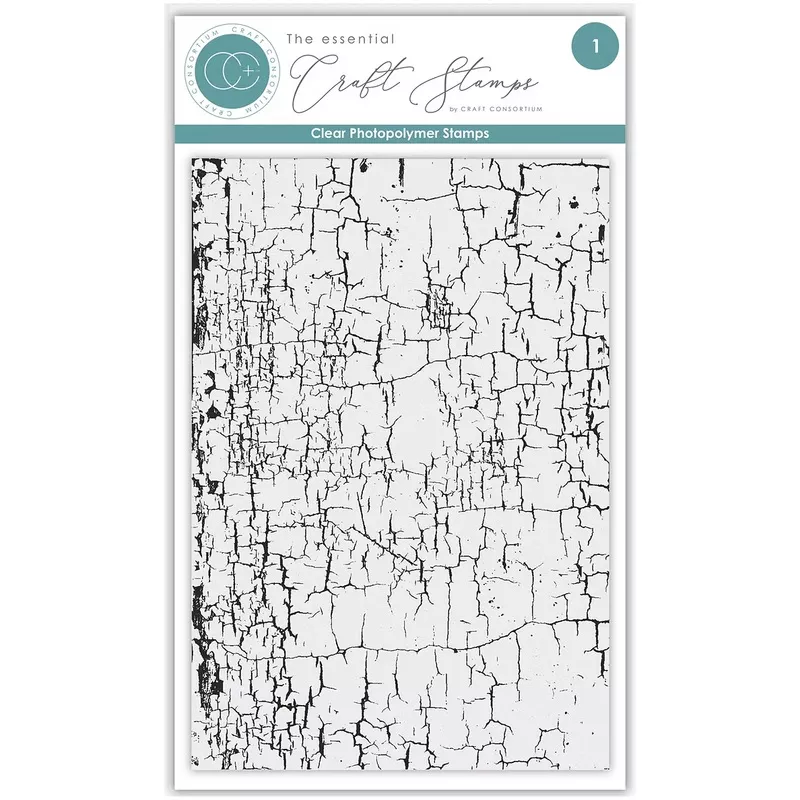 Craft Consortium Cracked Surface Clear Stamp ccetmp009