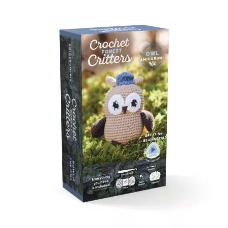 Crochet Forest Amigurumi Kit - Owl