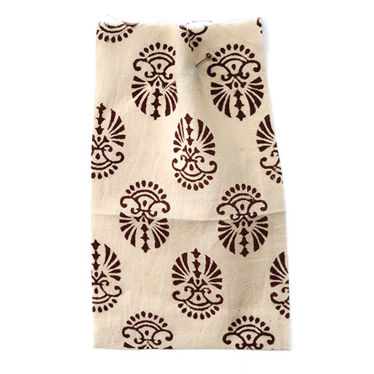 Damask Blockprint Brown
