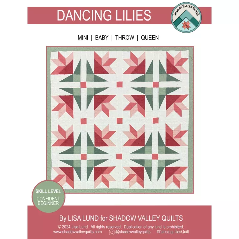 Dancing Lilies Quilt Pattern