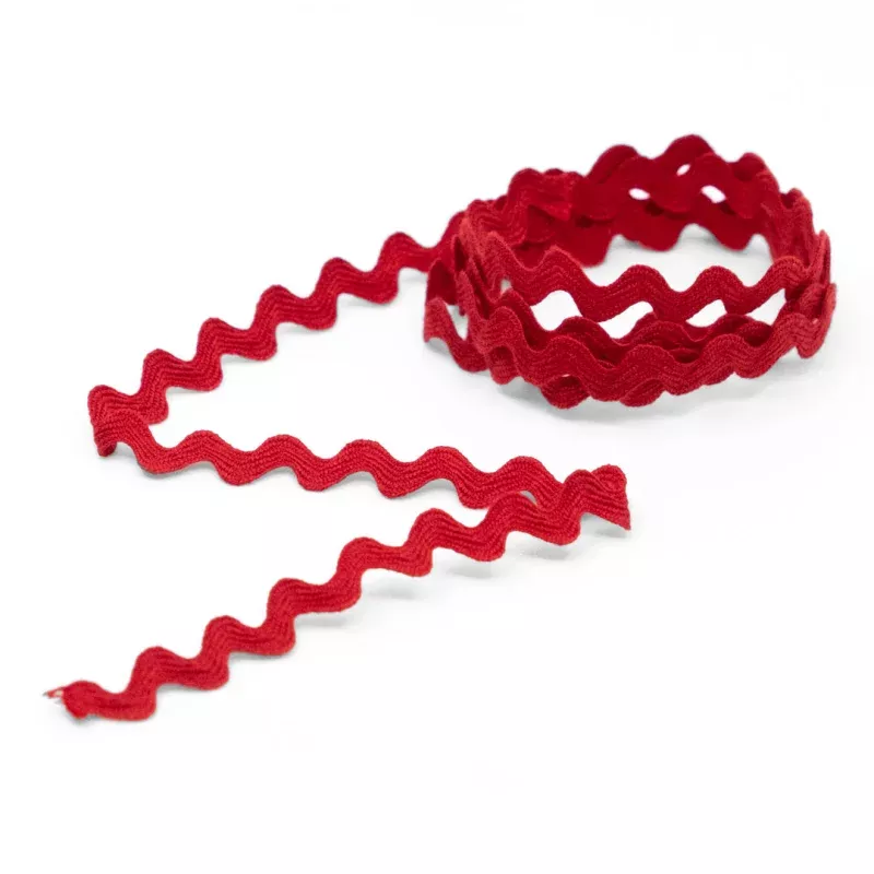 Deadstock Rick Rack – Red – 1 meter