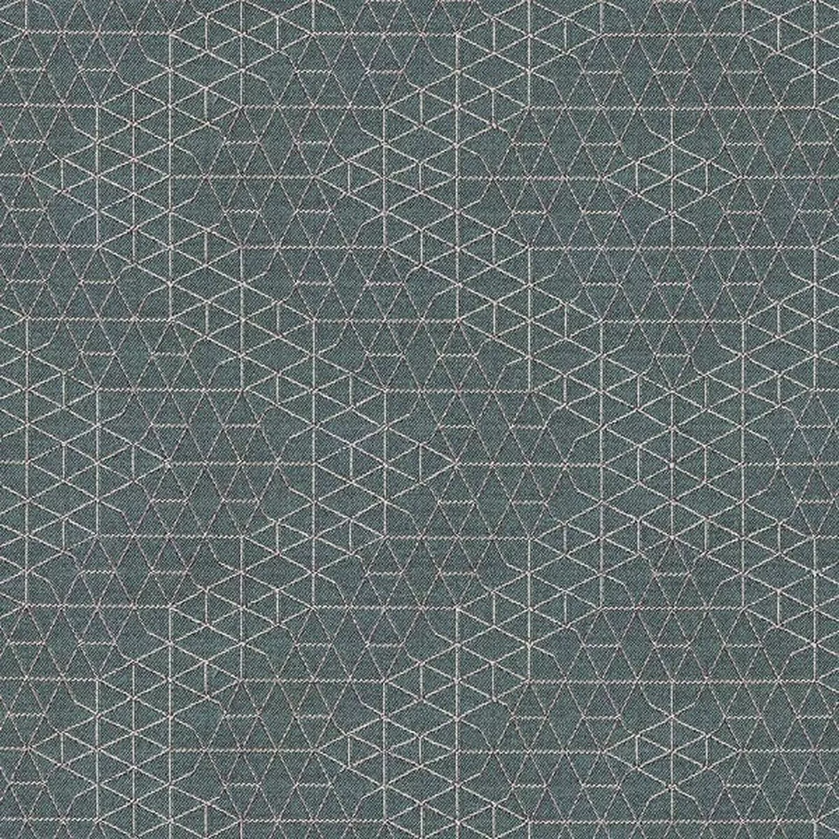 Designtex Net Patina Geometric Blue Upholstery Fabric