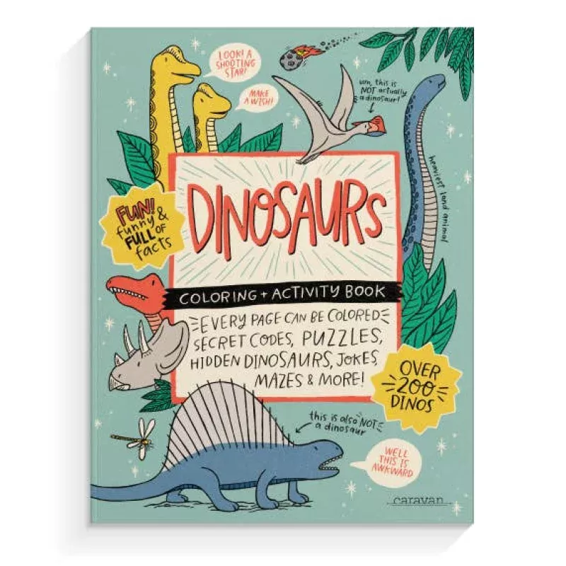 Dinosaurs Coloring & Activity Book