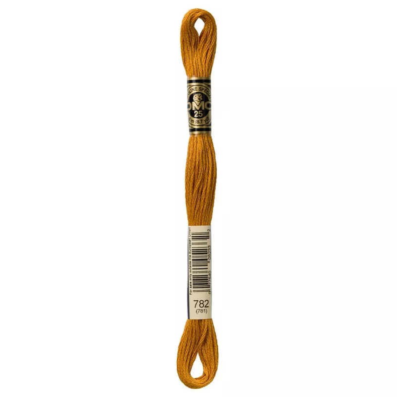 DMC 782 Embroidery Floss
