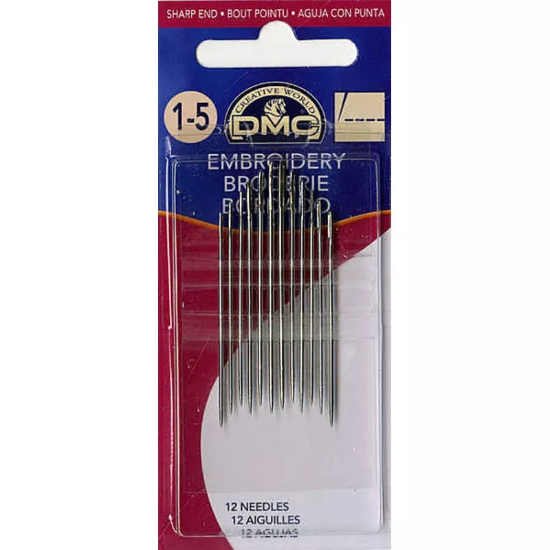 DMC Embroidery/Crewel Needles – Size 1/5