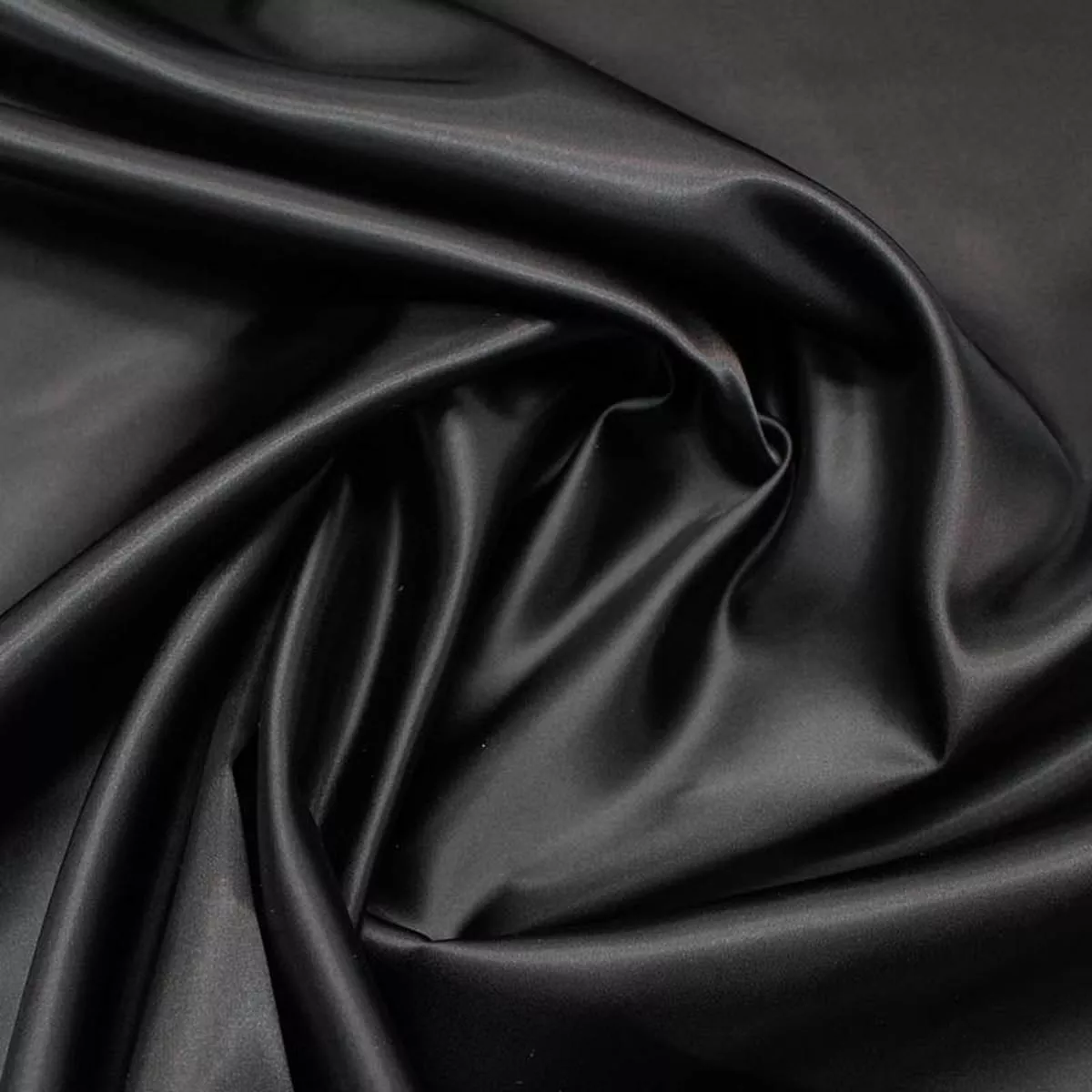 Dressmaking Satin – Black