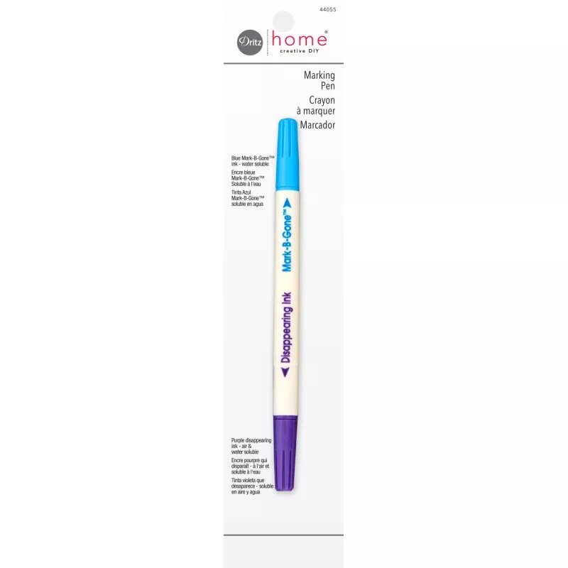 Dual Marking Fabric Pen, Soluble Ink