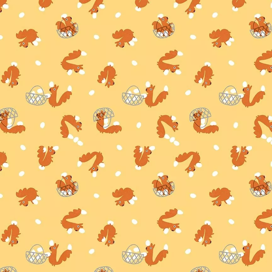 Eggstra Squirrely - Amber - Bok Bok Meow - Leezaworks