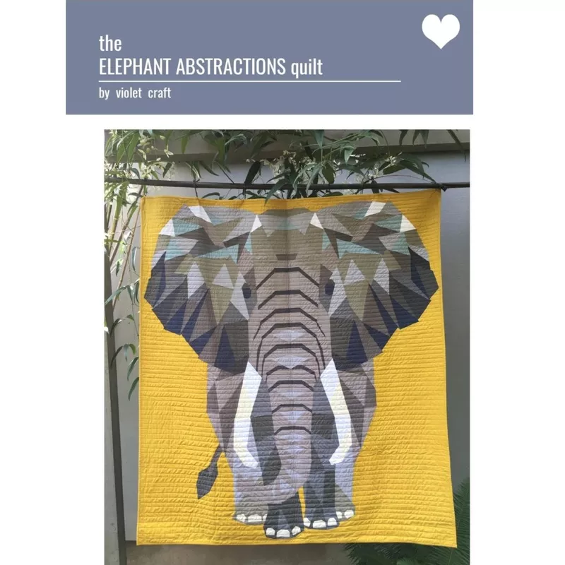 Elephant Abstractions Quilt Pattern – by Violet Craft