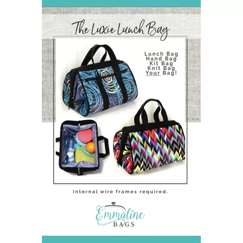 Emmaline Paper Pattern – The Luxie-Lunch Bag