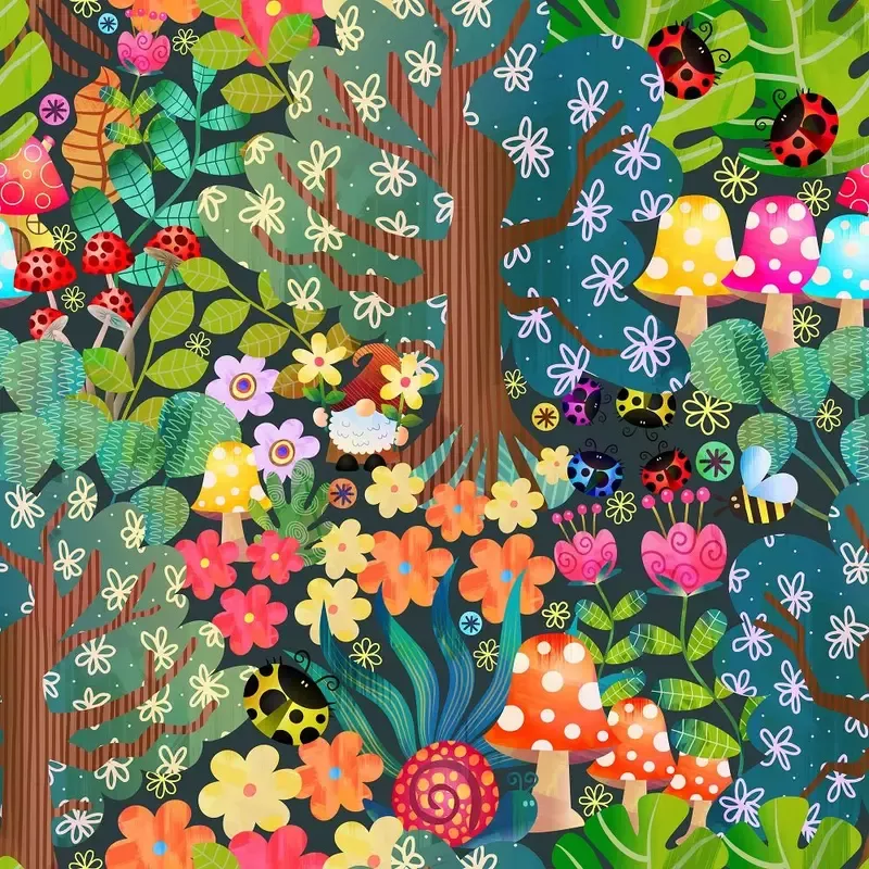 Enchanted Forest #1 Fabric