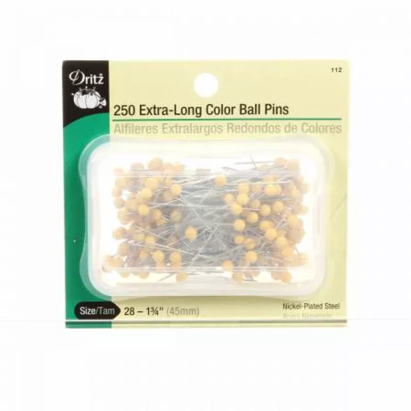 Extra-Long Color Ball Pins 250