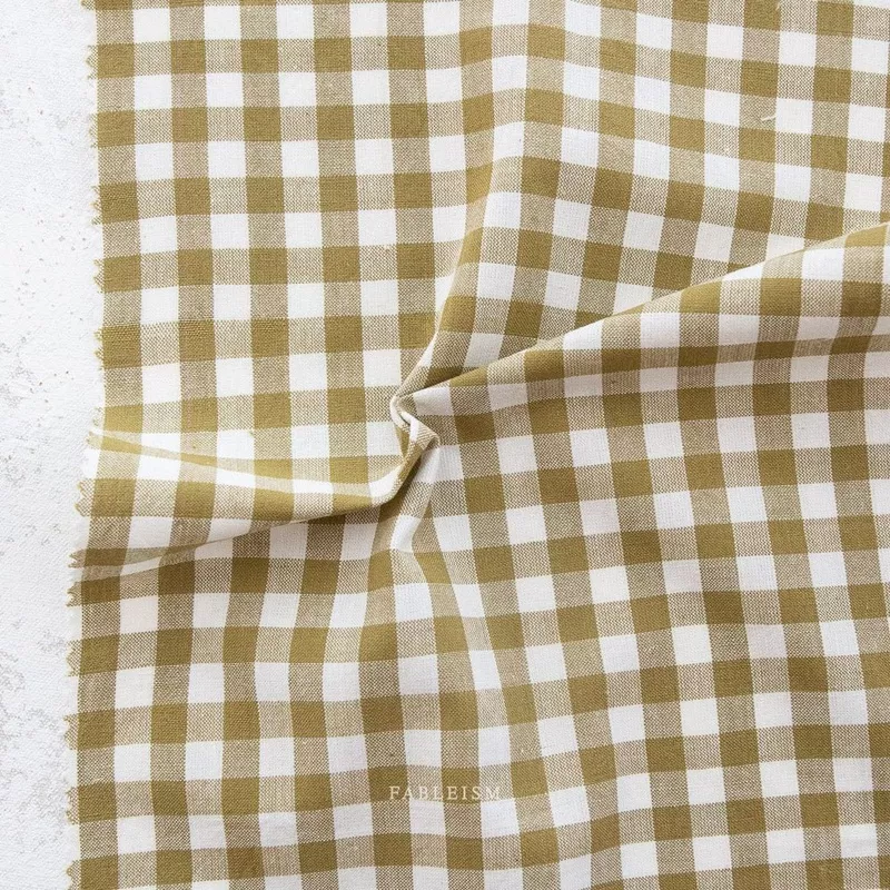 fableism supply co. | patchworkstoff | camp gingham | moss