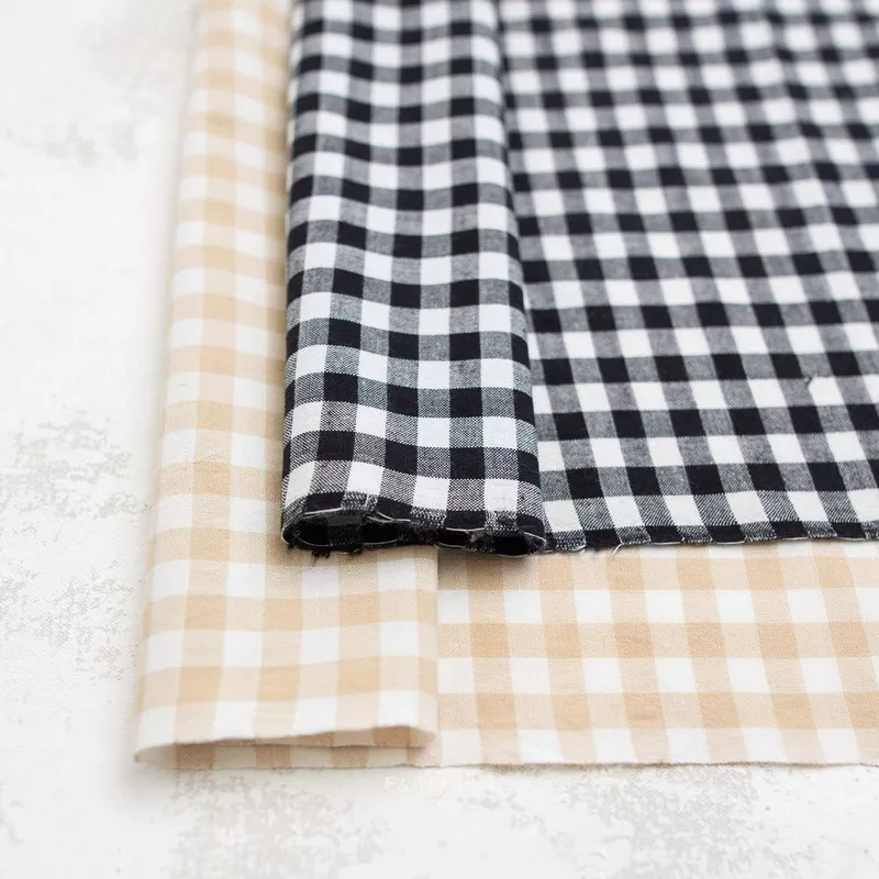 fableism supply co | patchworkstoff | camp gingham | obsidian