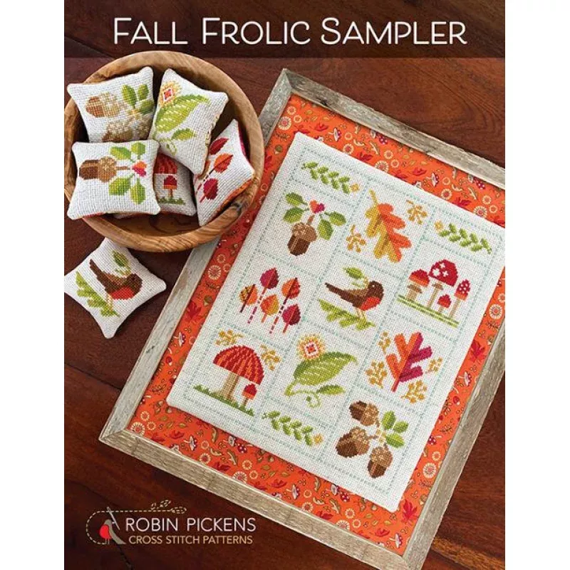 Fall Frolic Sampler – Cross Stitch Pattern