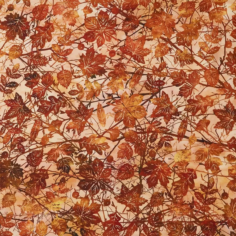 Fall Leaves – Branches Rust Yardage