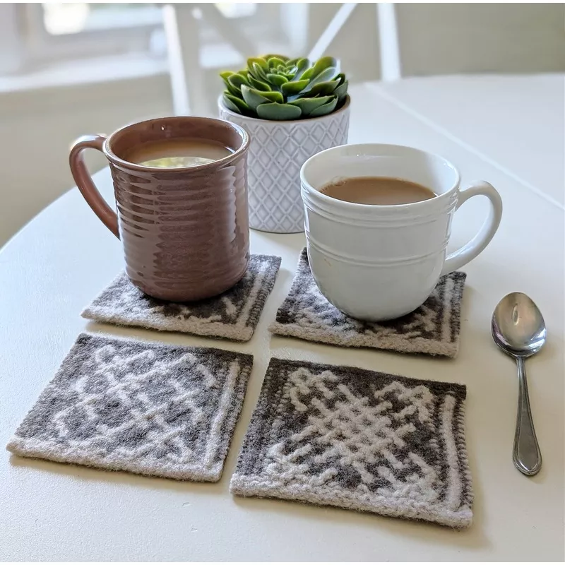 Felted Coasters – 2 sessions