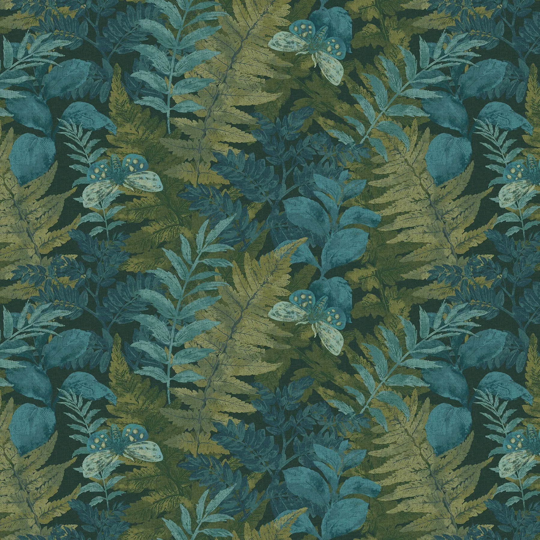 Fern - Flannel - Dark Olive Multi - Imprint