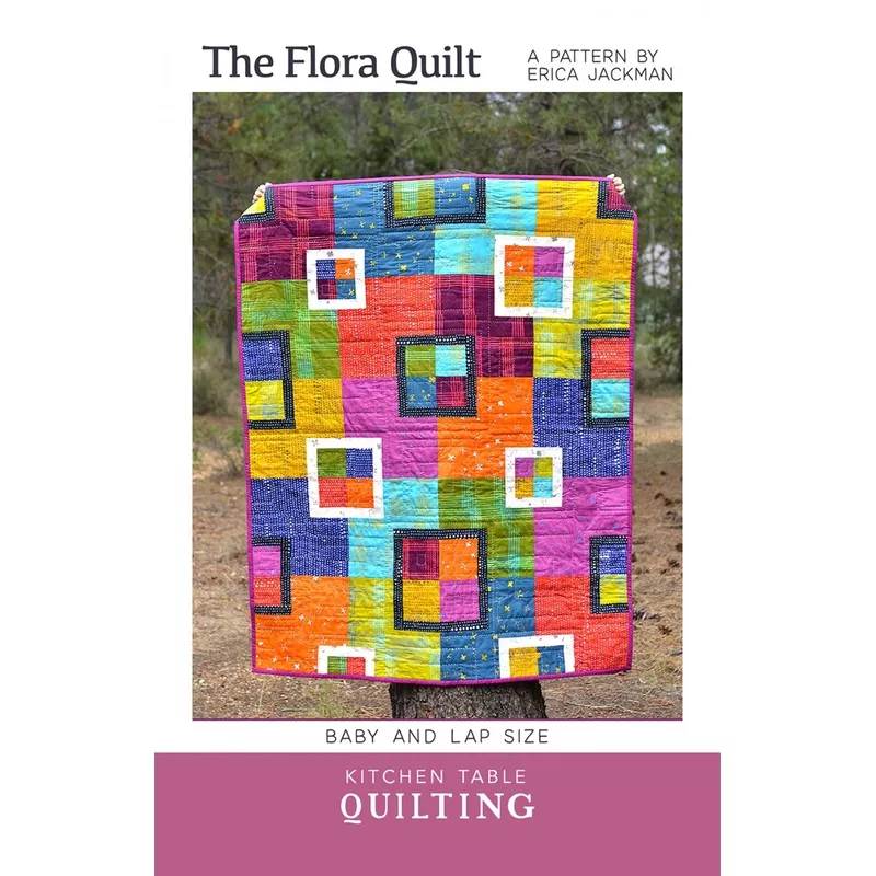 The Flora Quilt Pattern by Kitchen Table Quilting