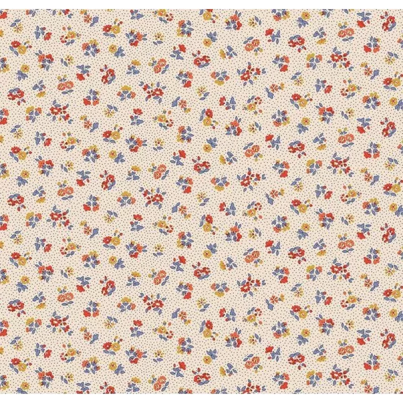 Floral Nostalgia Flora Beatrice A Fabric