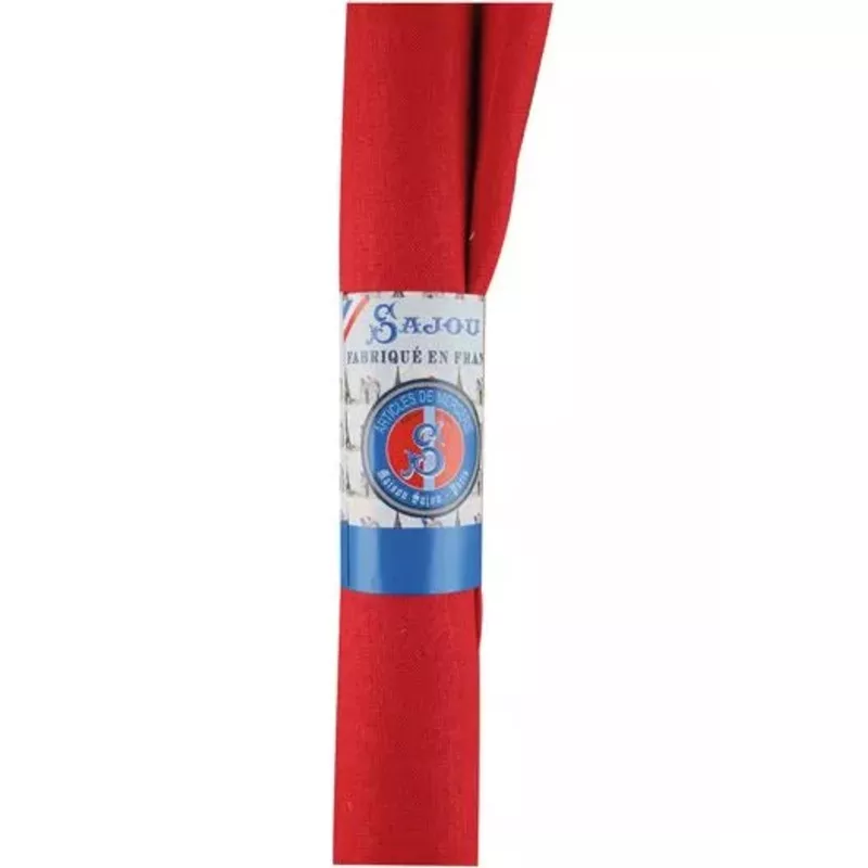 French Embroidery Linen – Red