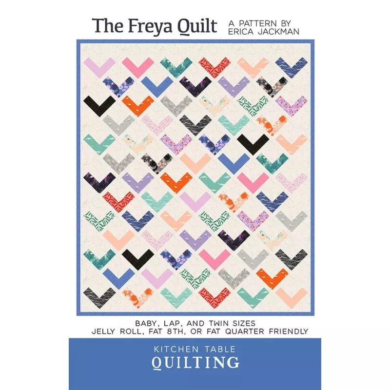The Freya Quilt Pattern by Erica Jackman for Kitchen Table Quilting