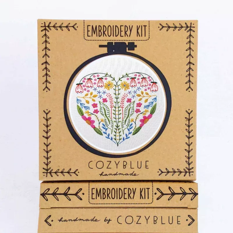Full Heart embroidery kit