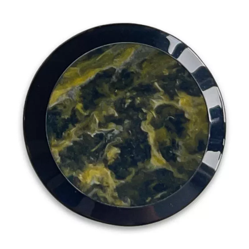 Gecko Clouds Plastic Button (Made in Italy)