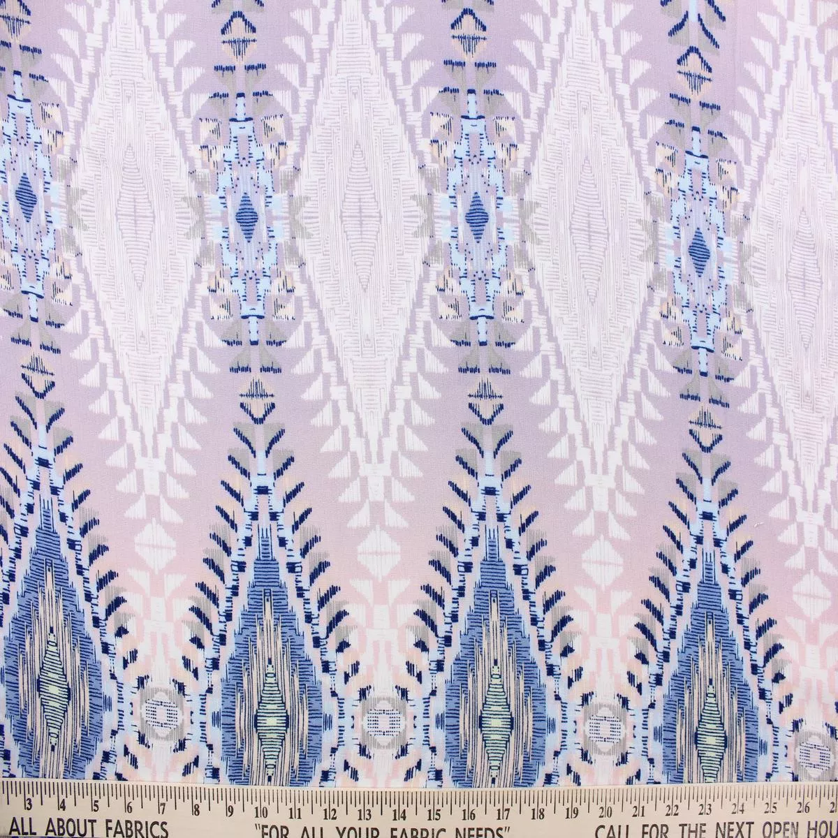 Georgette Aztec in Blue