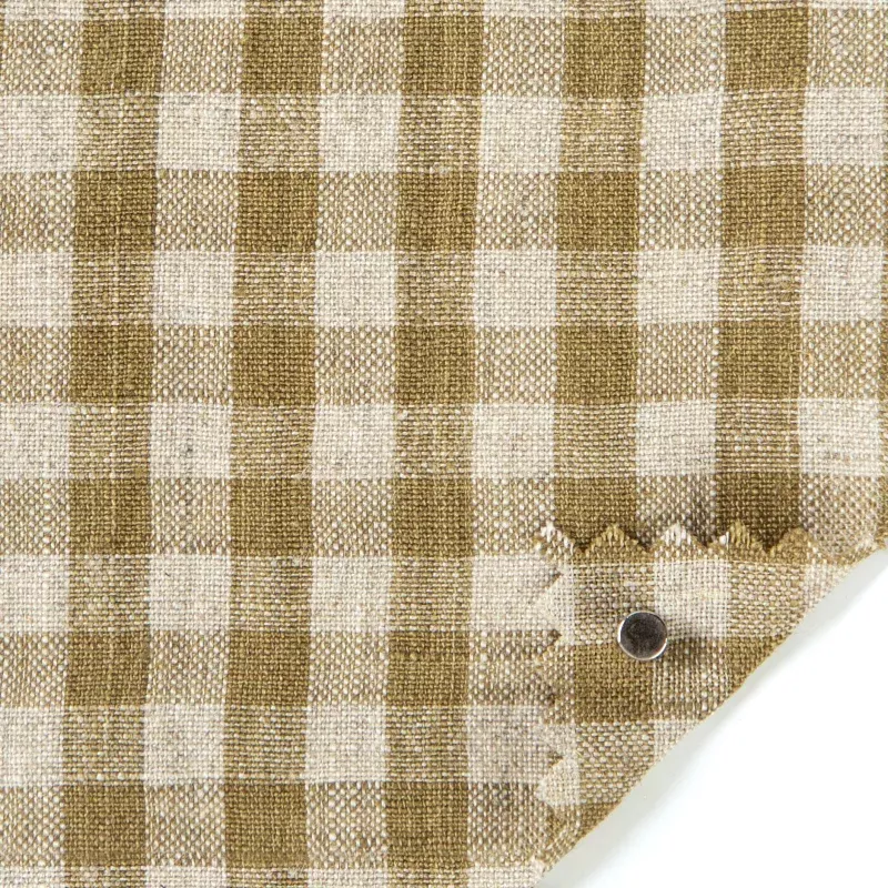 Gingham Linen Plain Woven A032401