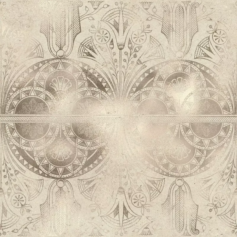 Golden Ancient Egypt Pattern #12 Fabric