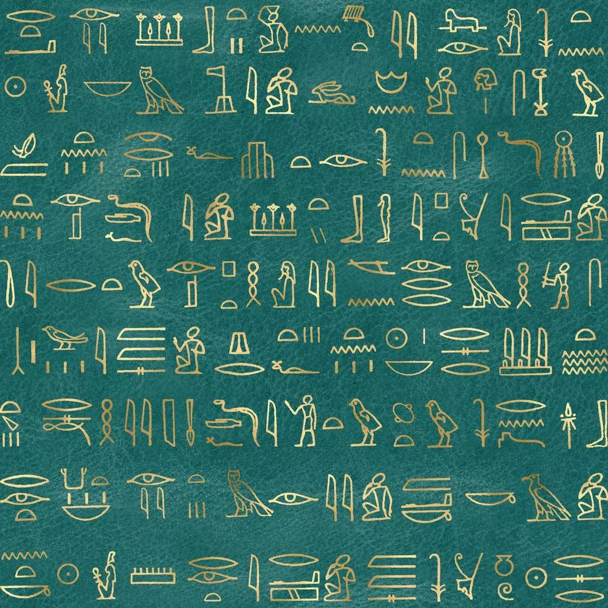 Golden Ancient Egypt Pattern #20 Fabric