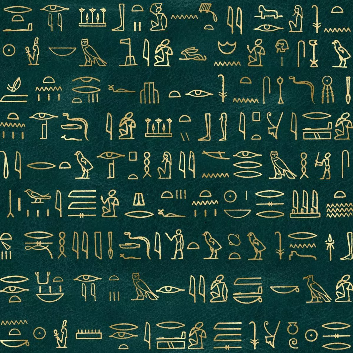 Golden Ancient Egypt Pattern #29 Fabric