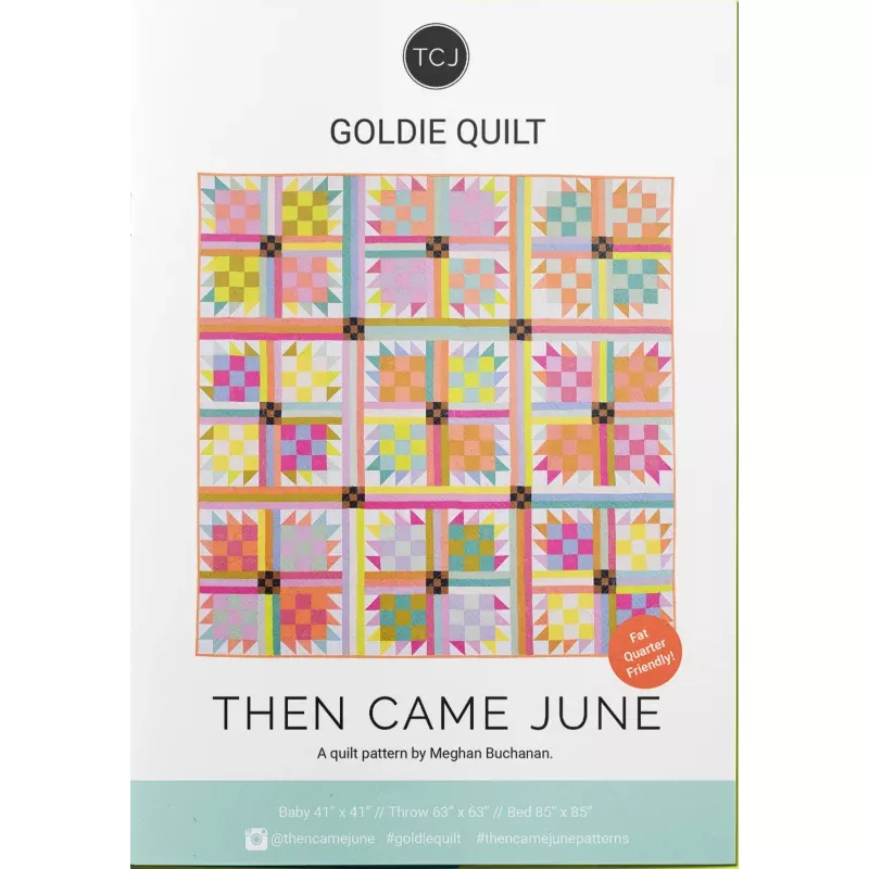 Goldie Quilt Printed Pattern