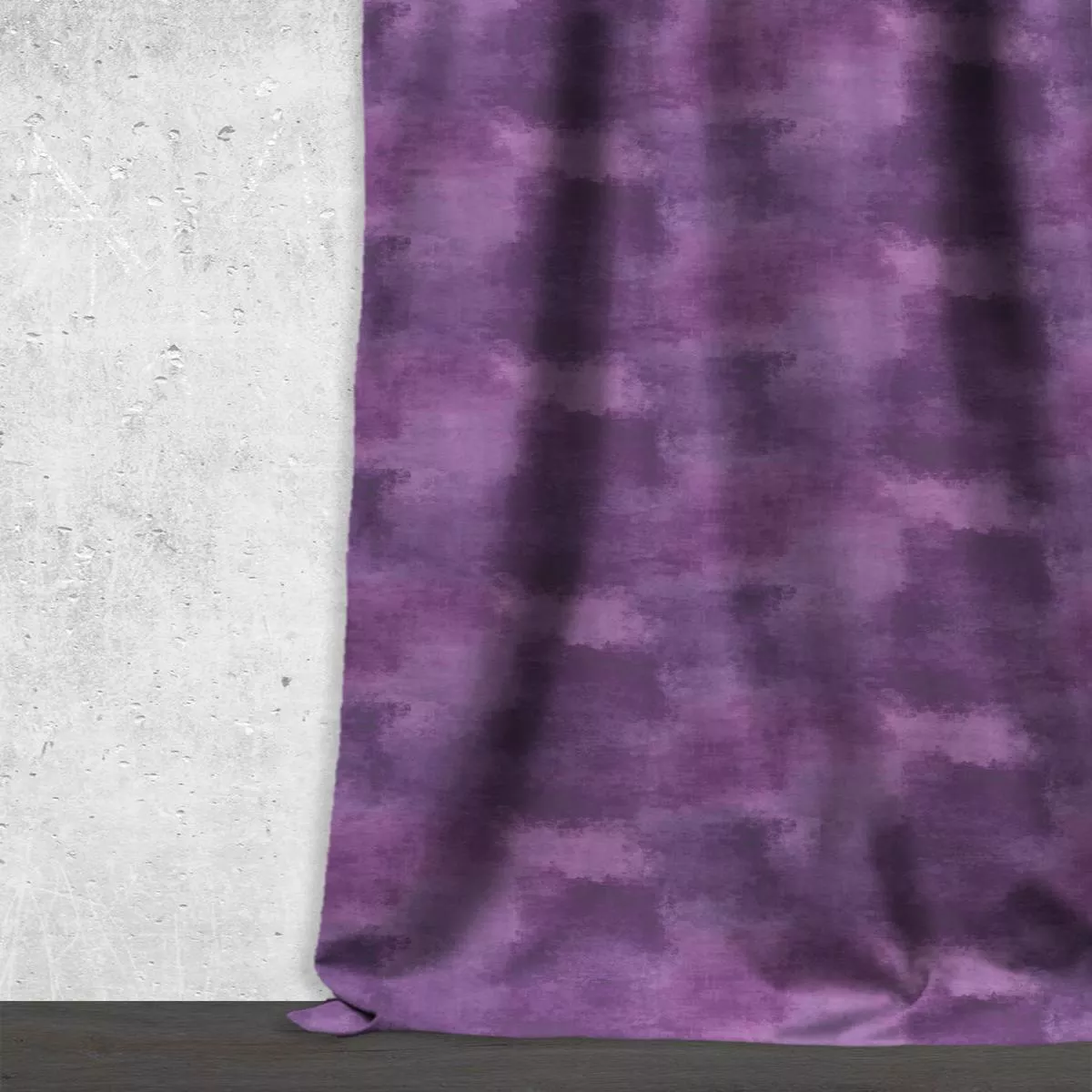 ‘Grand Vision’ Fabric by the Yard (Purple)