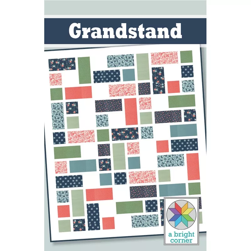 Grandstand Quilt Pattern by Andy Knowlton