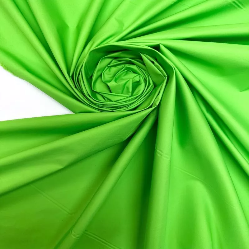 Green Polyester Woven Fabric