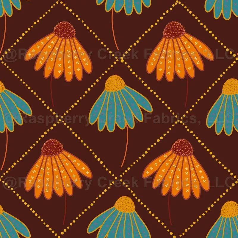 Groovy -Deep brown echinacea