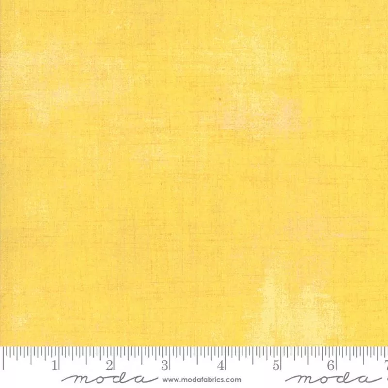 Grunge Basics Chiffon Yellow BasicGrey Moda Cotton Fabric MD-30150-15 1