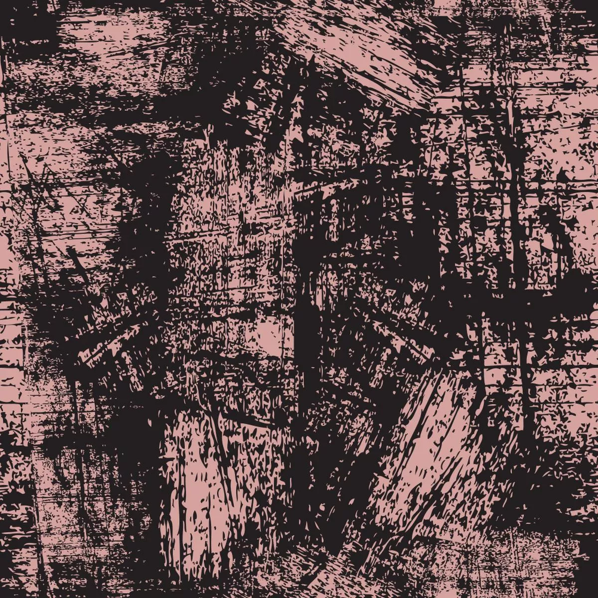Grunge Fabric – Rose Gold on Black