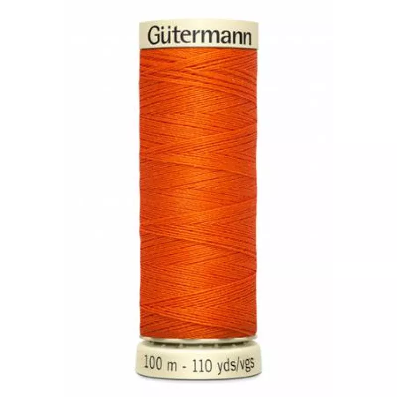 Gutermann – Polyester All Purpose Thread – 100m/110yds – #470 – Orange