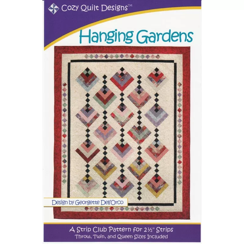 Hanging Gardens Quilt Pattern by Cozy Quilt Designs