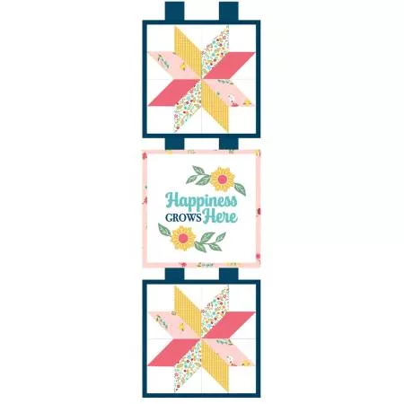 Happiness Grows wall Hanging Machine Embroidery Designs