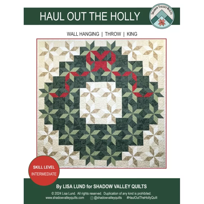 Haul Out the Holly Downloadable Pattern