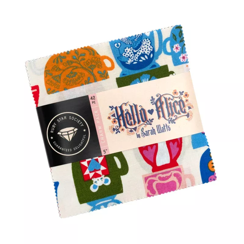 Hello Alice – Charm Pack (5 squares)