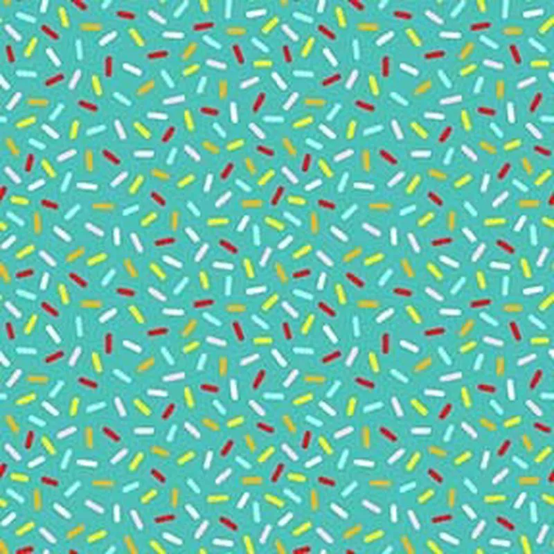 Hello Summer Colorful Sprinkles Turquoise