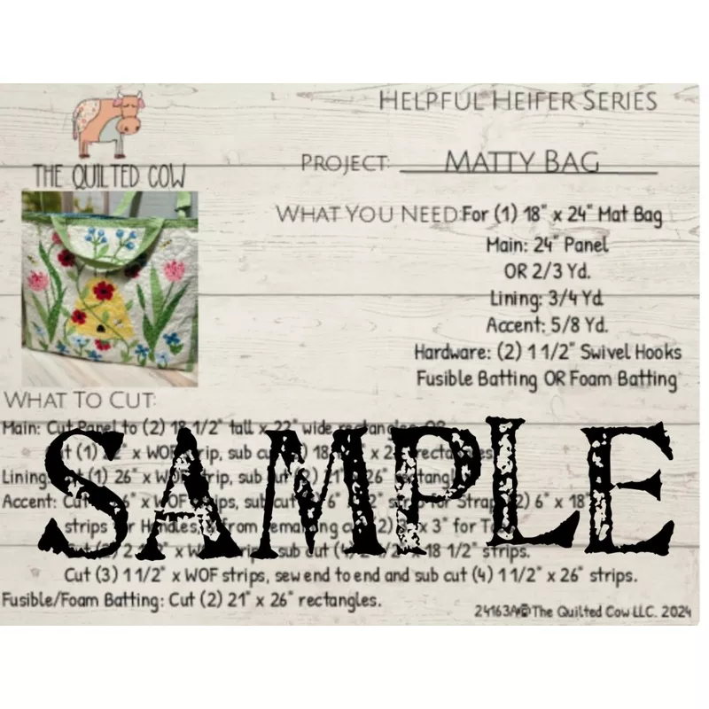 Helpful Heifer Matty Bag