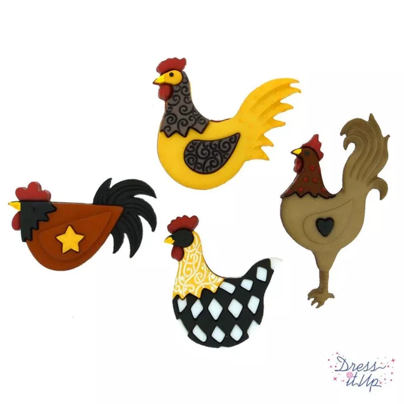 Hen House Buttons