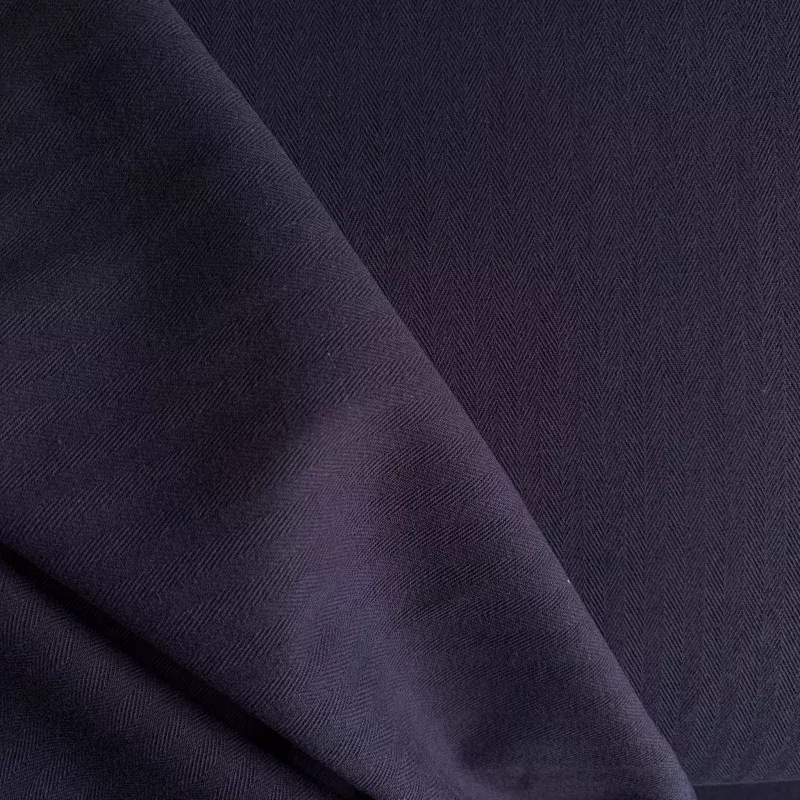 Herringbone Linen / Midnight