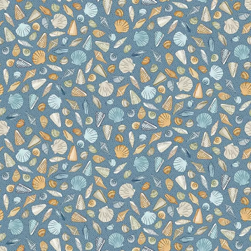 High Tide – Mid Blue Beachcomber fabric